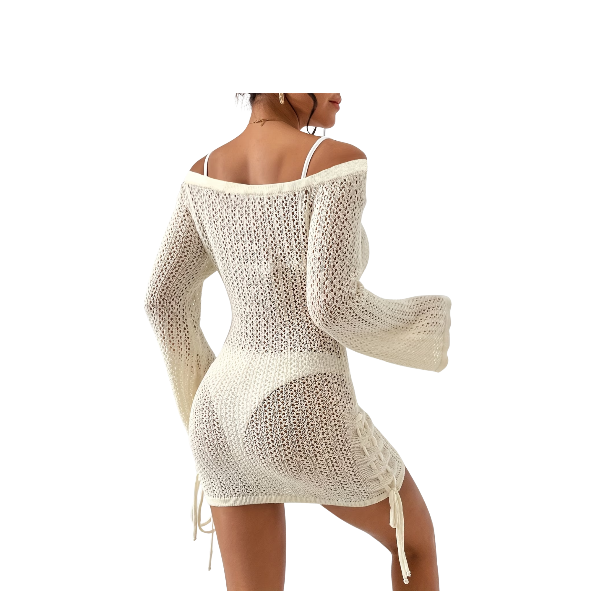 Off-Shoulder Cover-Up Dress