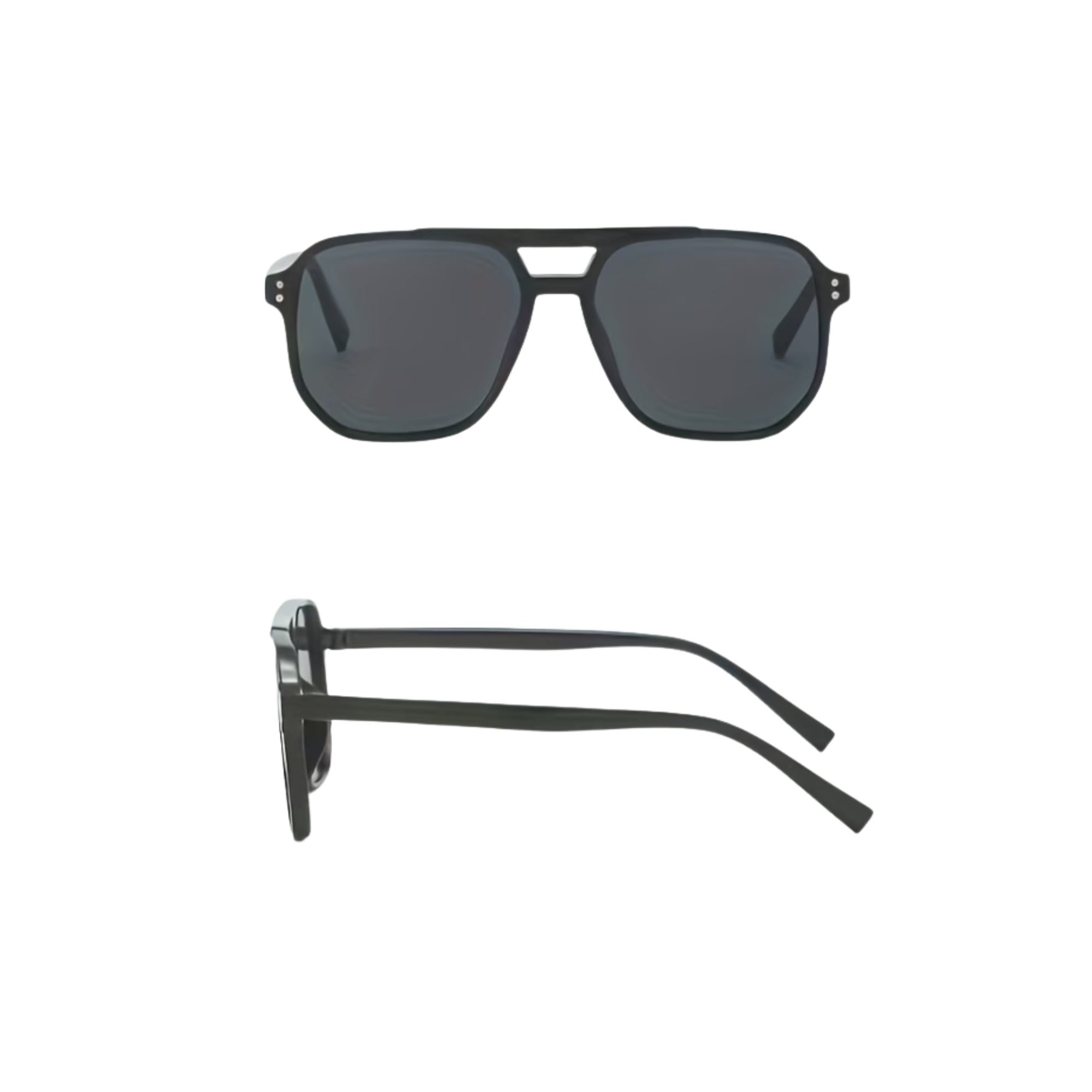 2-Piece Set Round Frame Glasses